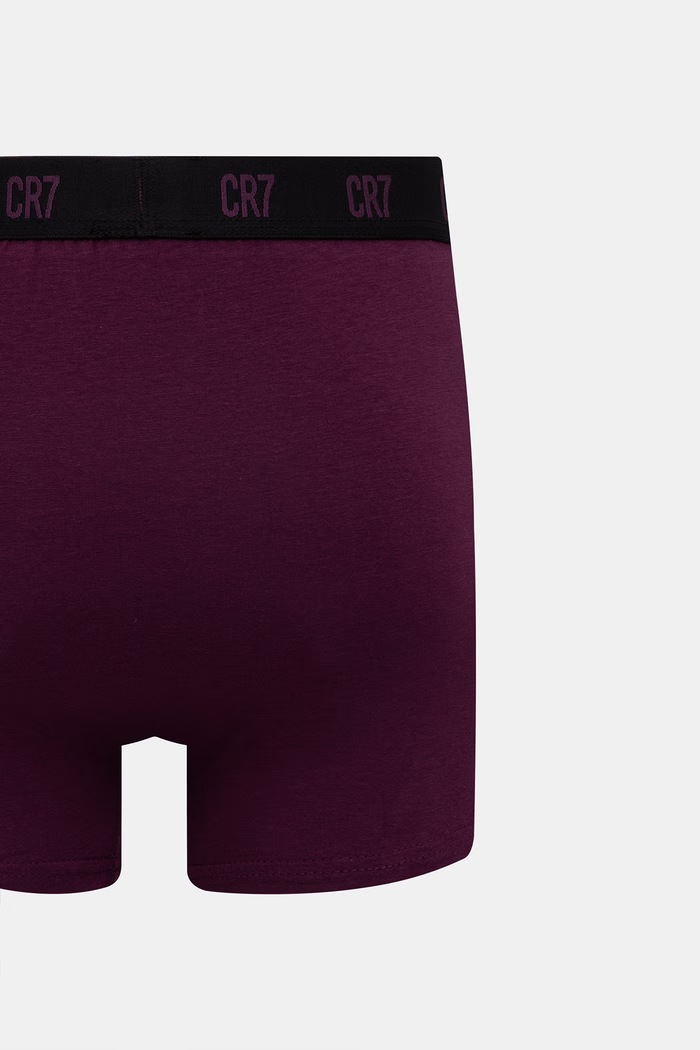 CR7 Cristiano Ronaldo bokserki dopasowane męskie bawełniane z elastanem 3-pack 8100.49.2789
