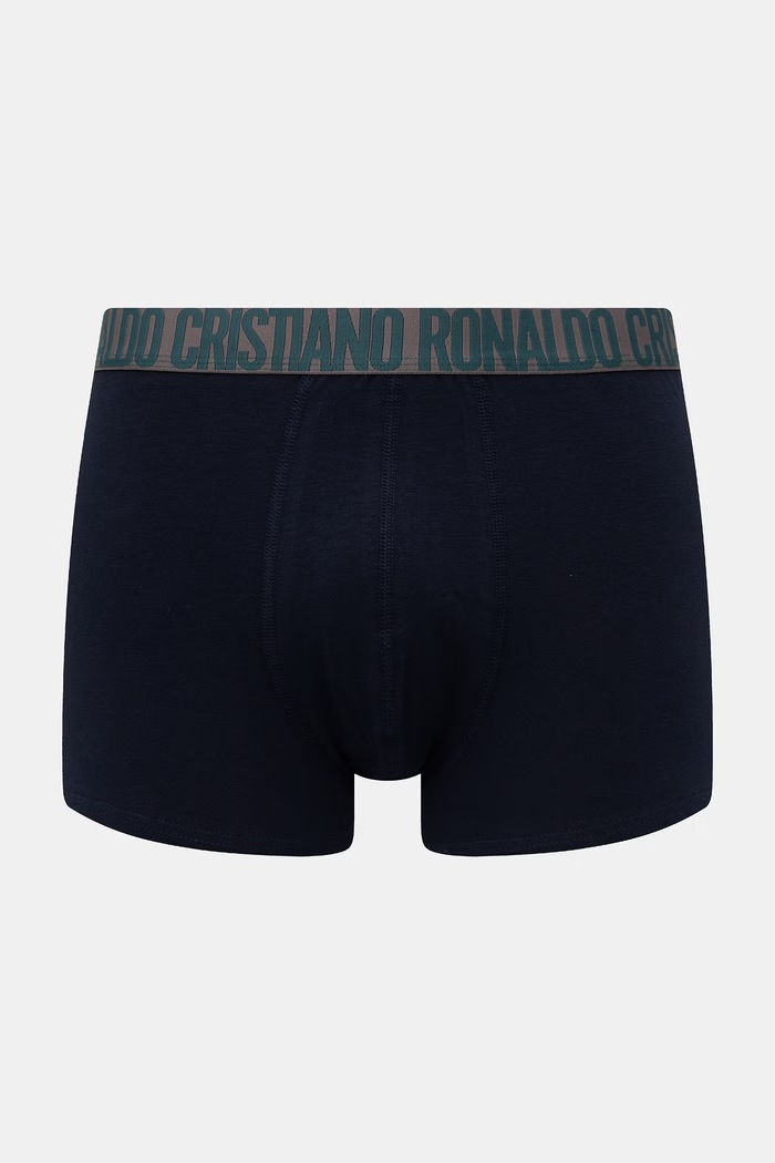 CR7 Cristiano Ronaldo priliehavé boxerky pánske bavlnené s elastanom 5-pak 8125.49.2362 tmavomodrá SS26