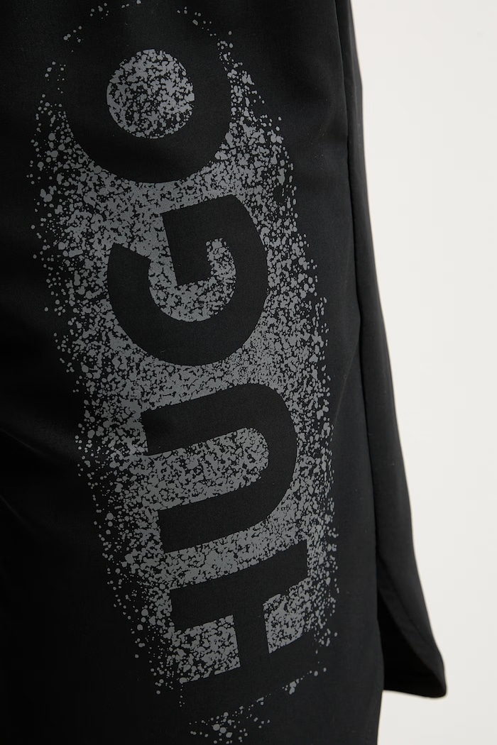 HUGO pantaloni scurți de baie pentru bărbați SPRAY_SWIM_SHORTS negru 50561096