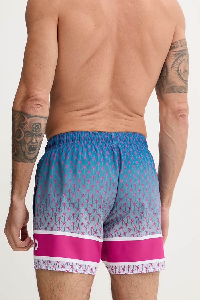 Îmbrăcăminte HUGO pantaloni scurți de baie pentru bărbați PALMS_SWIM_SHORTS 50561097 albastru