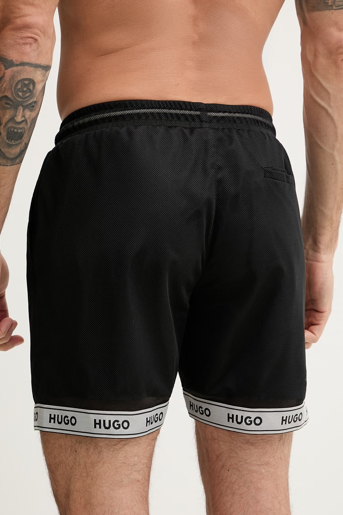Oblečenie HUGO plavecké šortky pánske LITE_SWIM_SHORTS 50561151 čierna