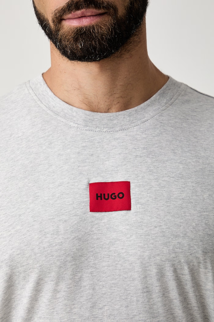 HUGO piżama dwuczęściowa męska GALAXY SHORT SET 50559742 szary