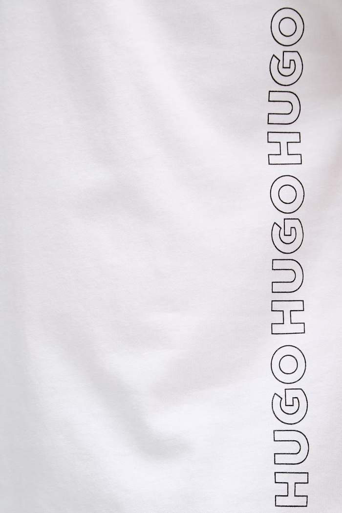HUGO tricou pentru bărbați, din bumbac TIKI T-SHIRT alb 50561117