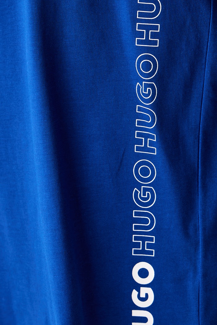 Férfi pamut póló TIKI T-SHIRT HUGO kék 50561117