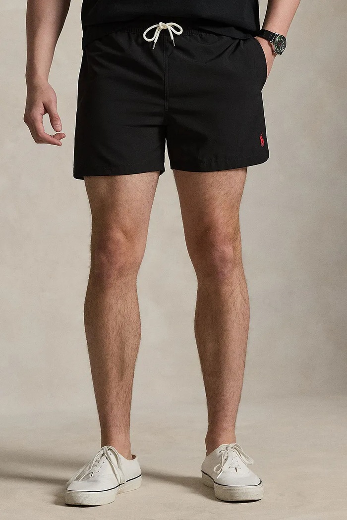 Polo Ralph Lauren swim shorts RECYCLED POLYESTER-WVN-SWIM BOTTOM plain black 710B16721010