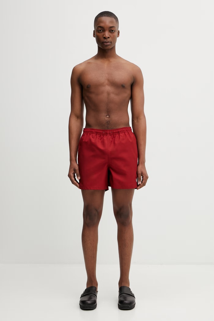 Plavkové šortky Fred Perry S2303 červená