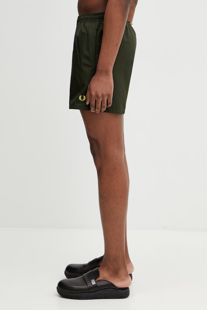 Fred Perry swim shorts S2303 green SS26