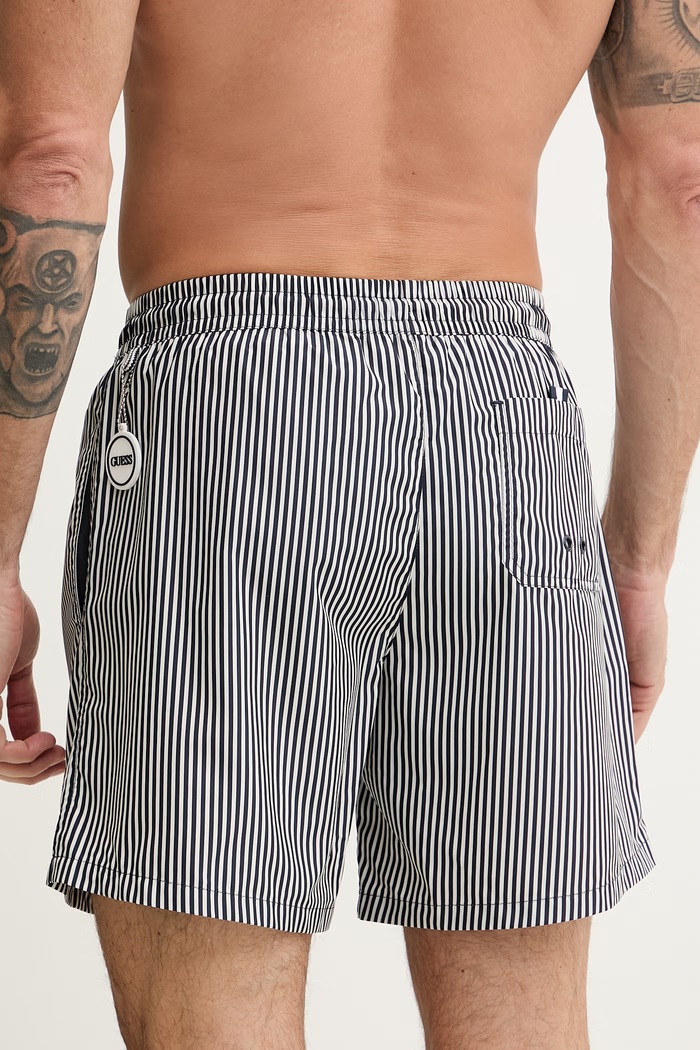 Îmbrăcăminte Guess pantaloni scurți de baie pentru bărbați x North Sails M6GZ20.W2170 alb