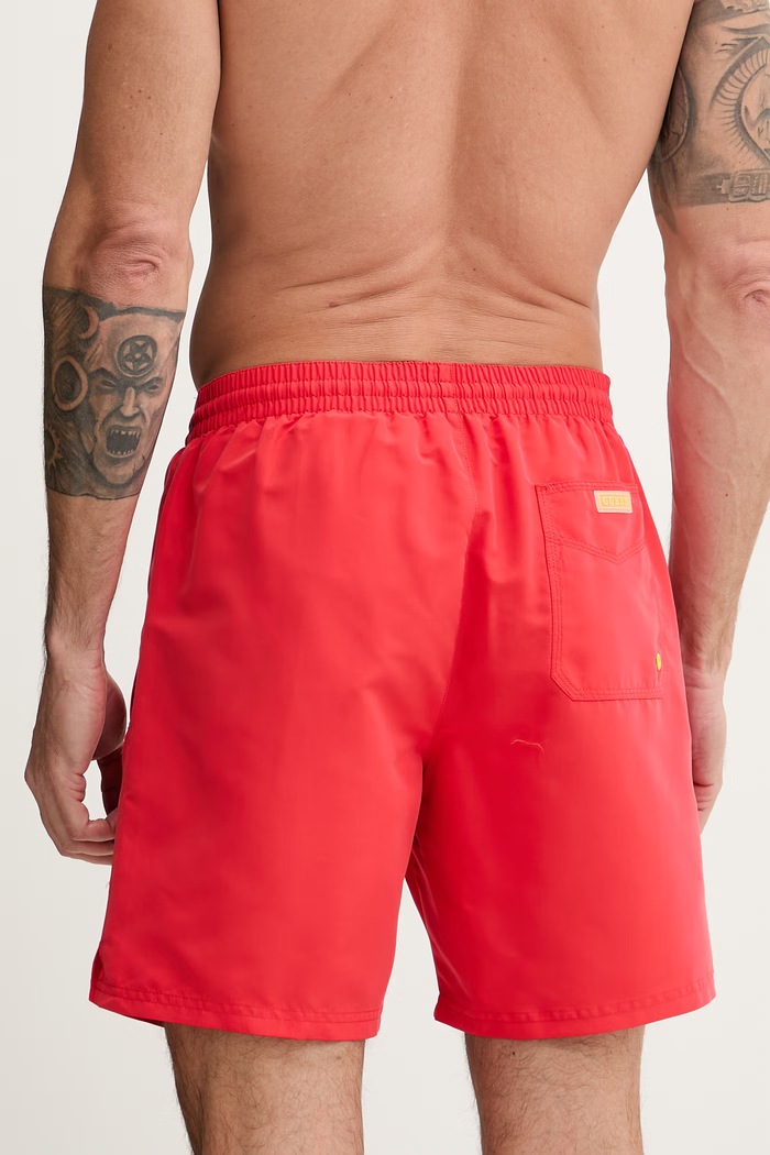 Îmbrăcăminte Guess pantaloni scurți de baie pentru bărbați F6GT24.WG282 rosu