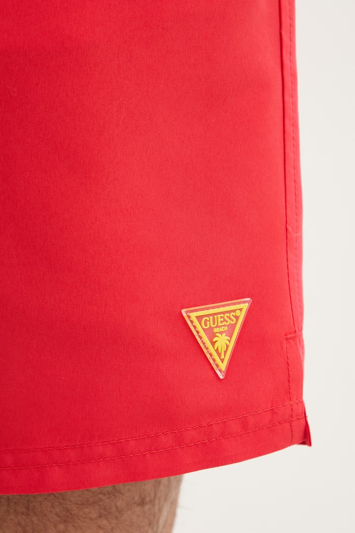 Guess pantaloni scurți de baie pentru bărbați rosu F6GT24.WG282
