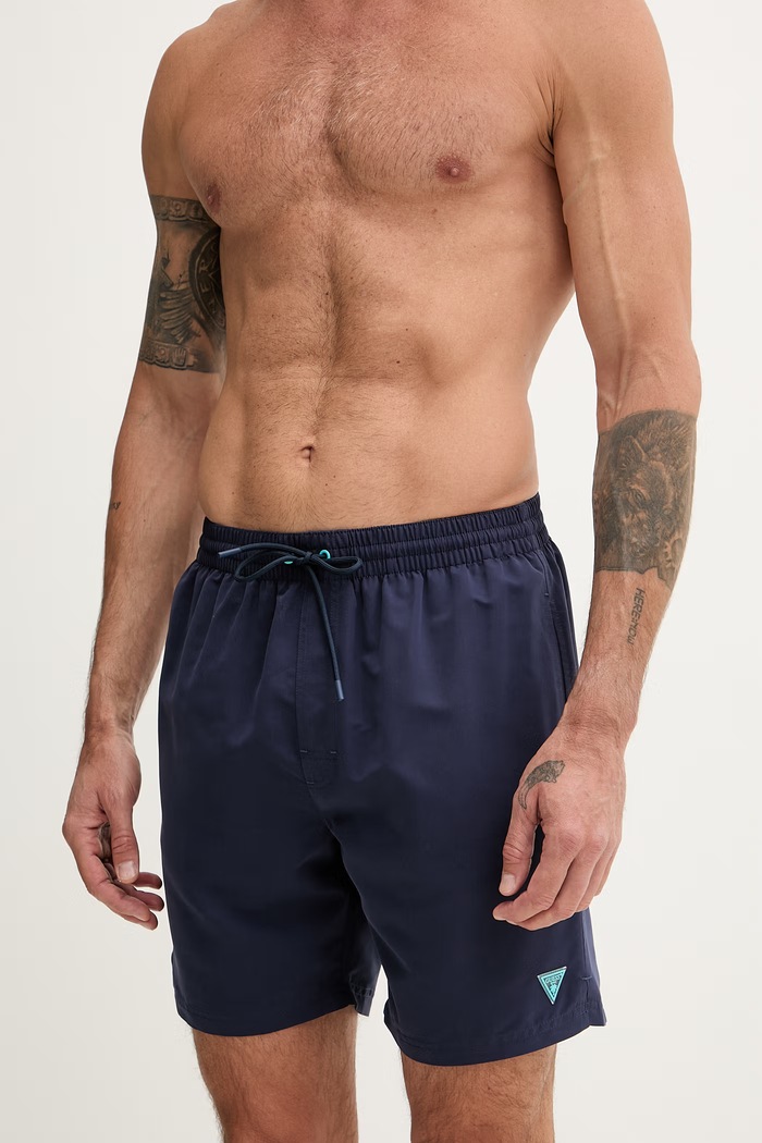 Guess pantaloni scurți de baie pentru bărbați F6GT24.WG282 bleumarin SS26