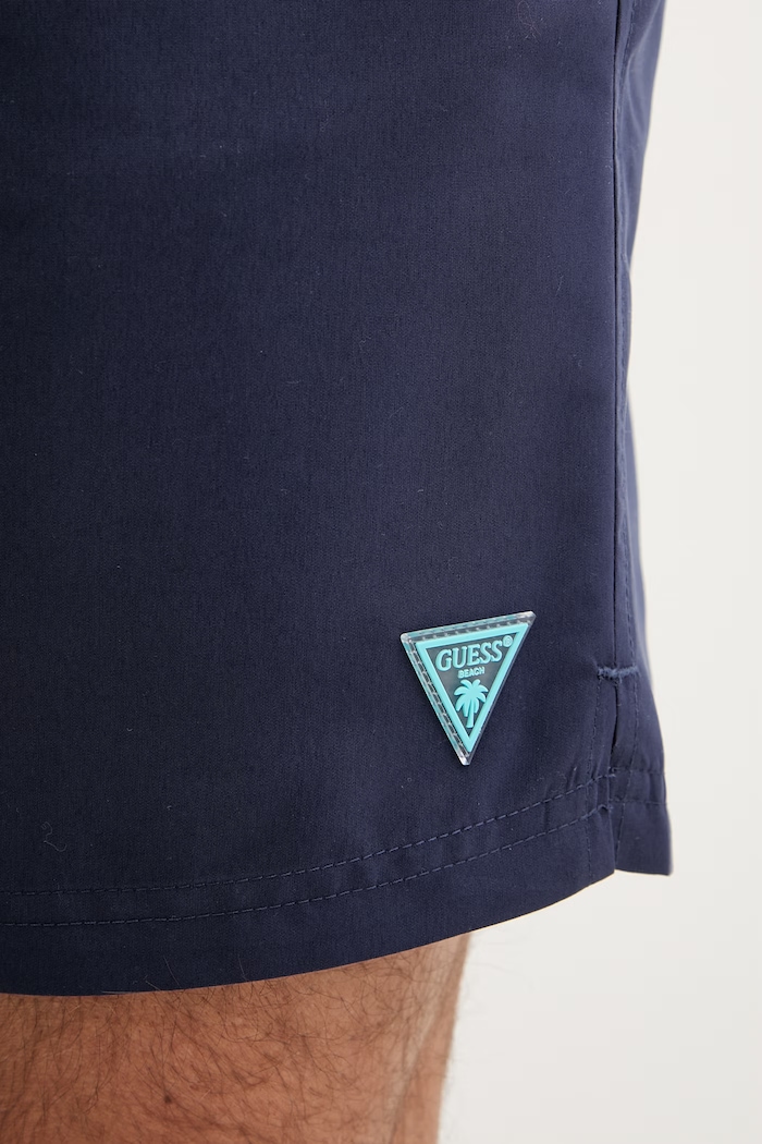 Guess pantaloni scurți de baie pentru bărbați bleumarin F6GT24.WG282