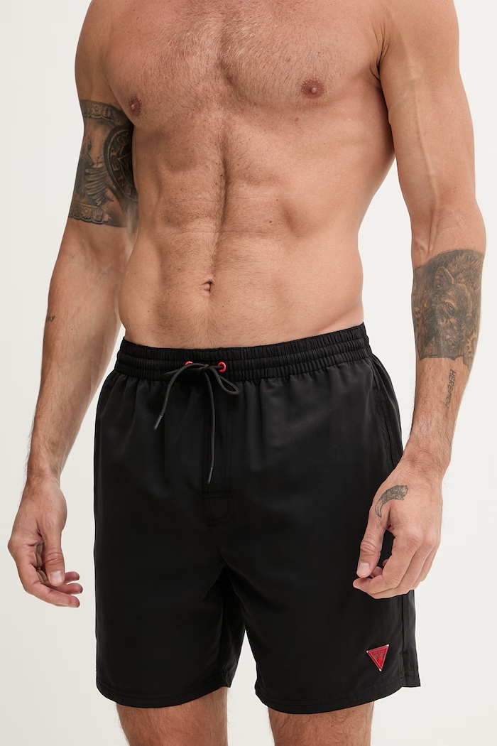 Guess pantaloni scurți de baie pentru bărbați F6GT24.WG282 negru SS26