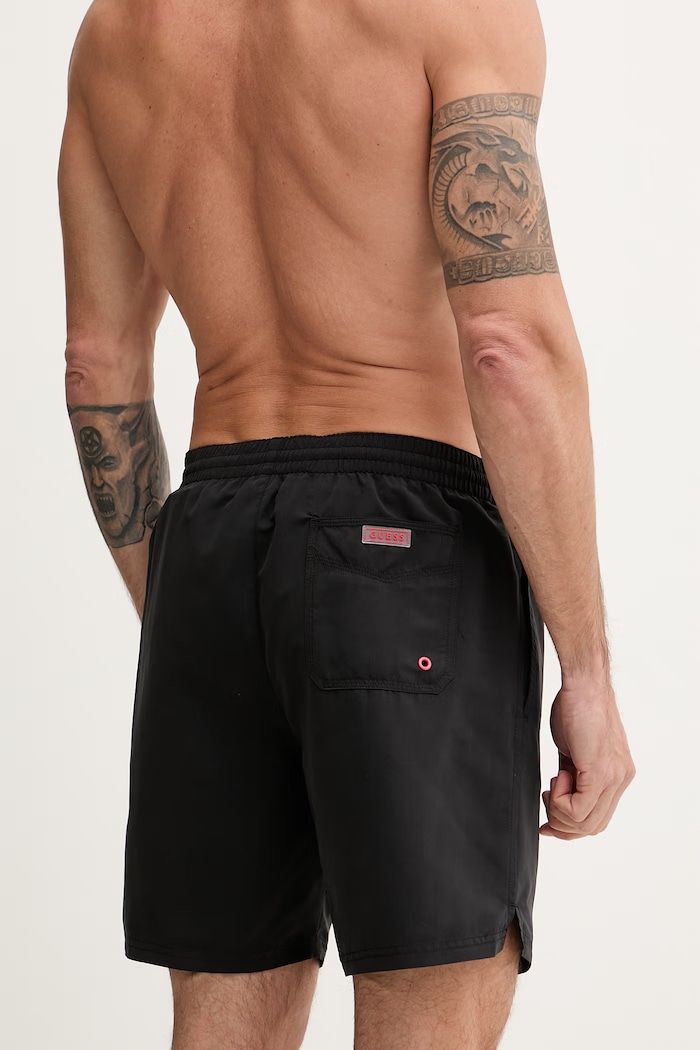 Îmbrăcăminte Guess pantaloni scurți de baie pentru bărbați F6GT24.WG282 negru
