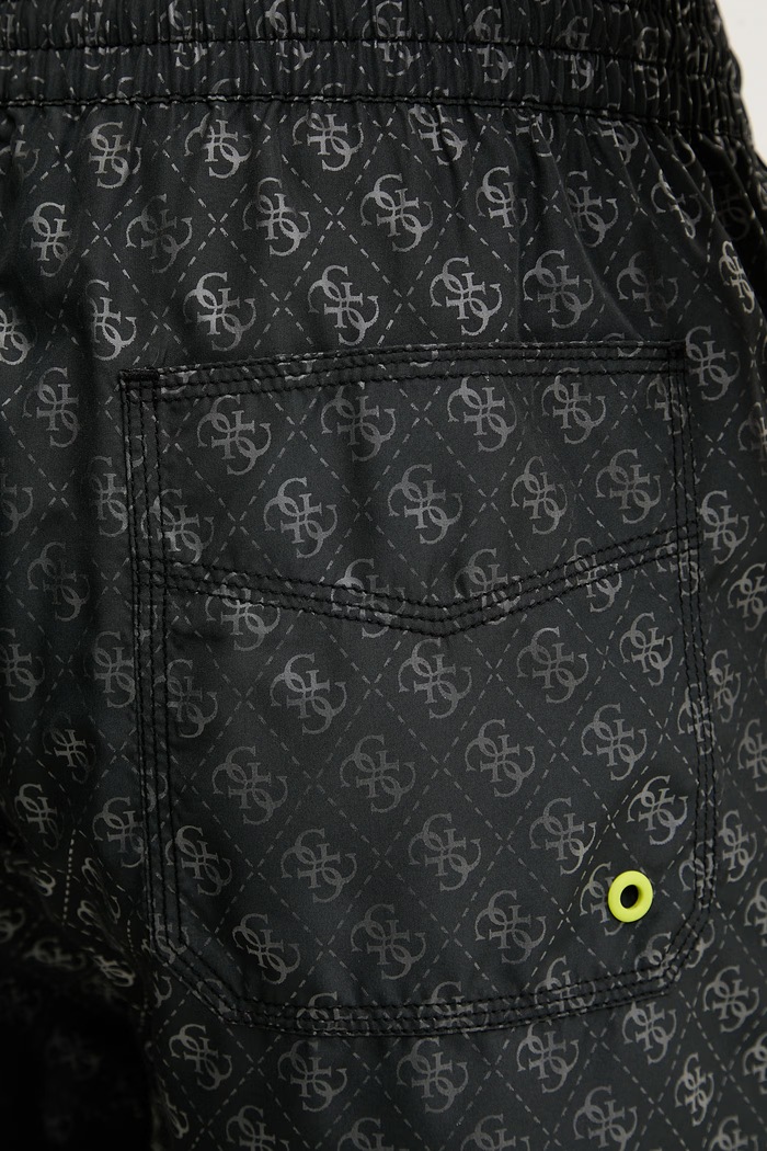 Guess pantaloni scurți de baie pentru bărbați F6GT26.WG2A2 negru