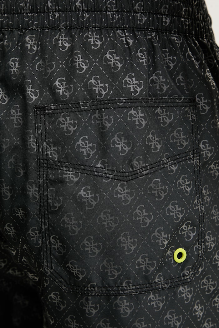 Guess pantaloni scurți de baie pentru bărbați F6GT26.WG2A2 negru