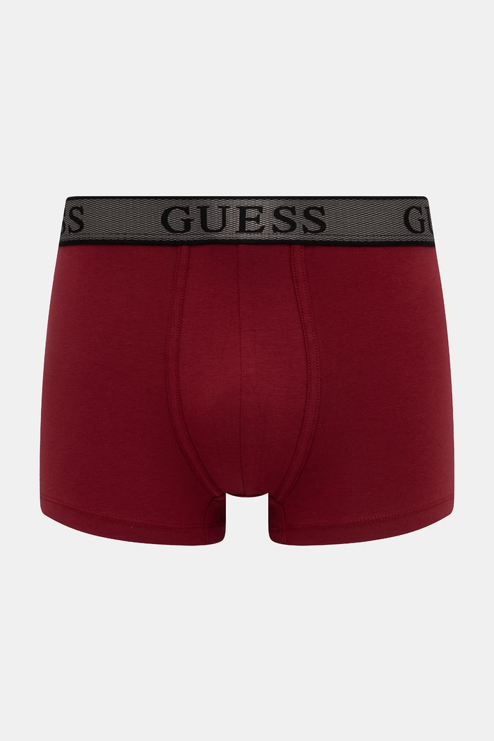 Oblečenie Guess boxerky pánske bavlnené s elastanom JOE 3-pack U5BG13.K6YW1 čierna