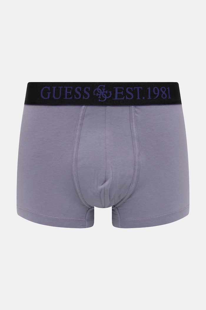 Guess boxerky pánske bavlnené s elastanom JOE 3-pak U6GG03.K6YW1 fialová SS26