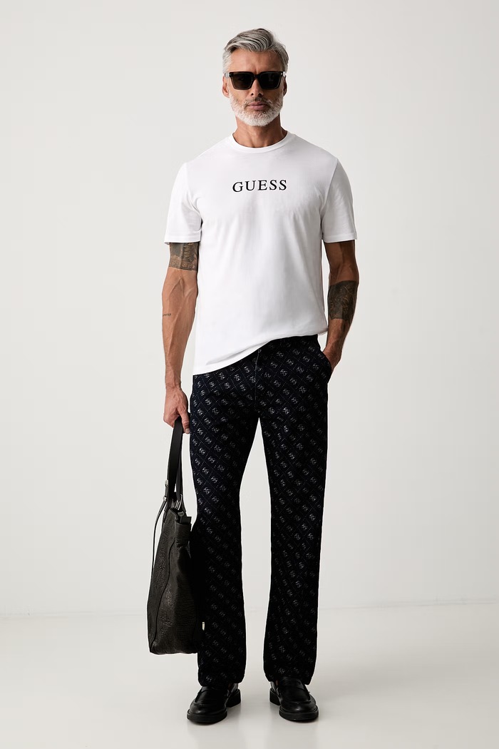 Guess T-shirt męski bawełniany 3-pack U6GG04.KCAM1 biały SS26