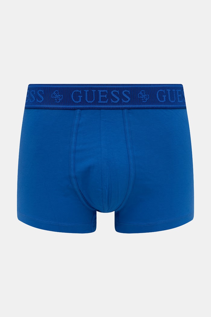 Pánske bavlnené boxerky s elastanom Guess JOE 3-pak U6GG23.K6YW1 modrá SS26