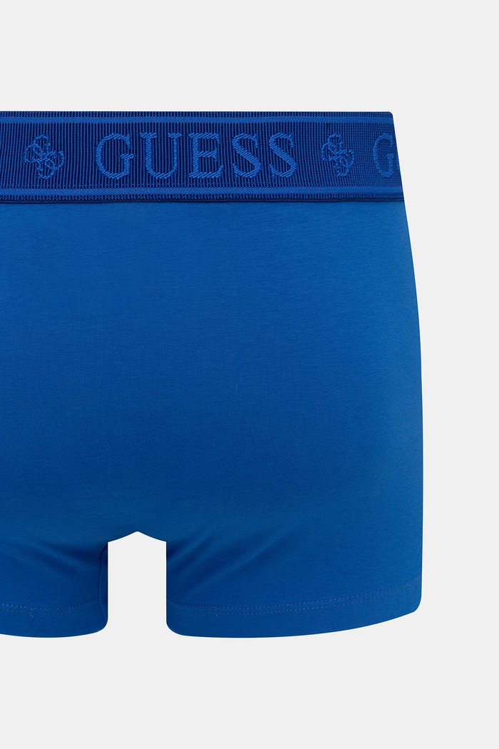 Pánske bavlnené boxerky s elastanom Guess JOE 3-pak U6GG23.K6YW1 modrá