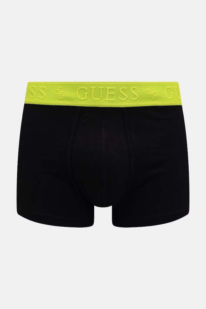 Guess boxeri pentru bărbați, din bumbac cu elastan JOE pachet de 3 negru U6GG23.K6YW1