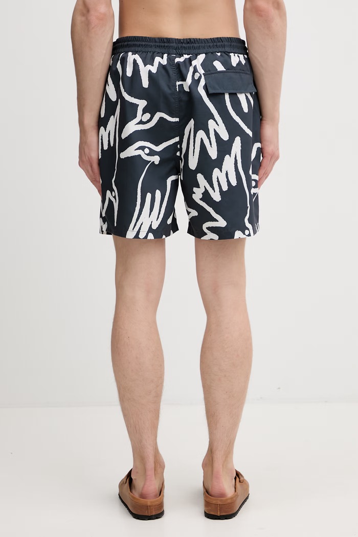 Дрехи by Parra Birds fly free плувни шорти мъжки 55340 черен