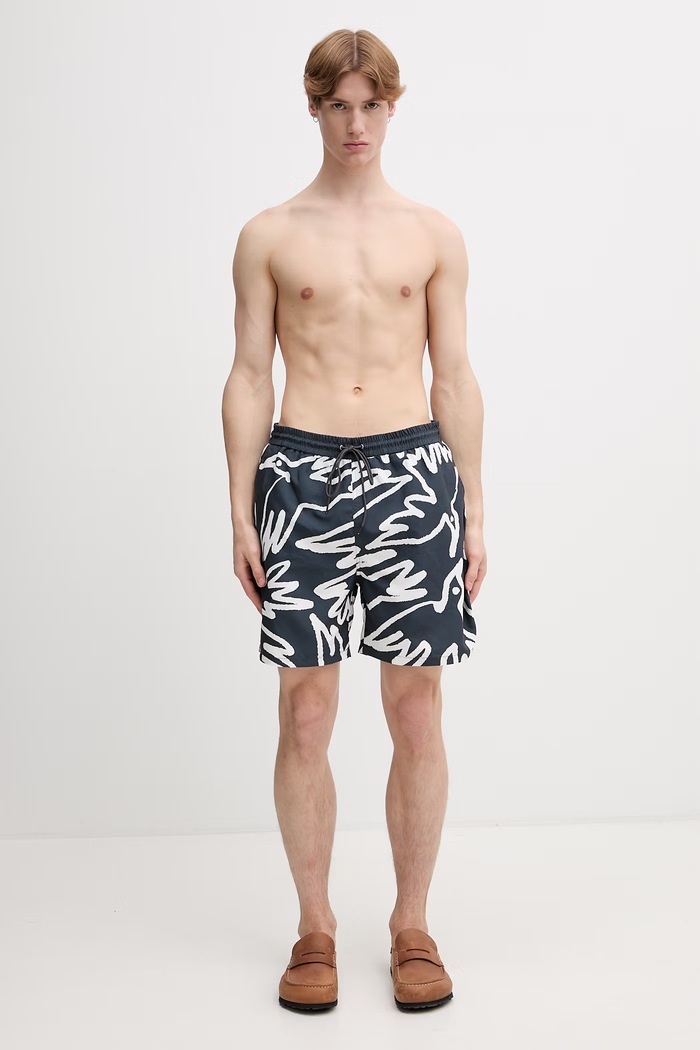 by Parra Birds fly free плувни шорти мъжки 55340 черен