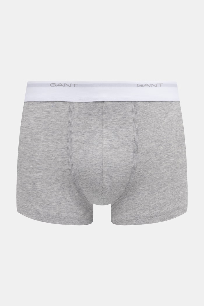 Odzież Gant bokserki dopasowane męskie bawełniane z elastanem 3-pack 900003333 czarny