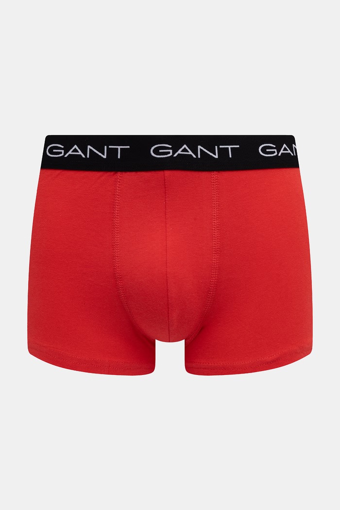 Gant bokserki dopasowane męskie bawełniane z elastanem 3-pack 902613003 niebieski SS26