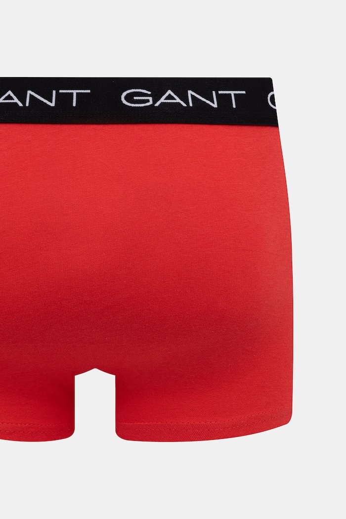 Gant bokserki dopasowane męskie bawełniane z elastanem 3-pack 902613003 niebieski