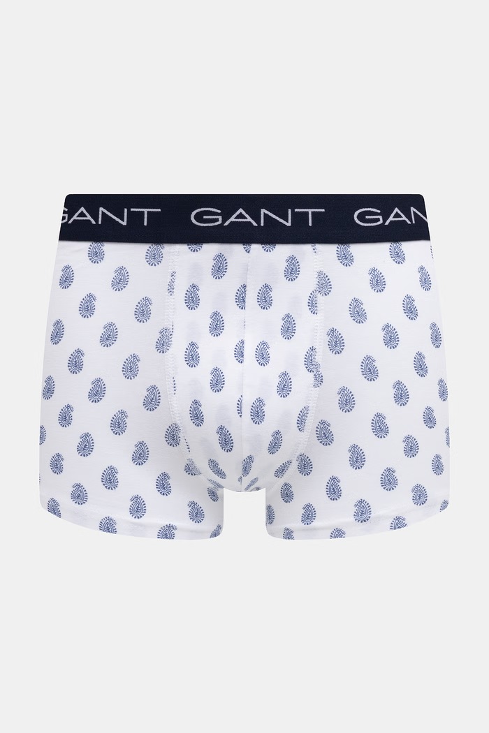 Odzież Gant bokserki męskie z bawełną 3-pack 902613013 biały