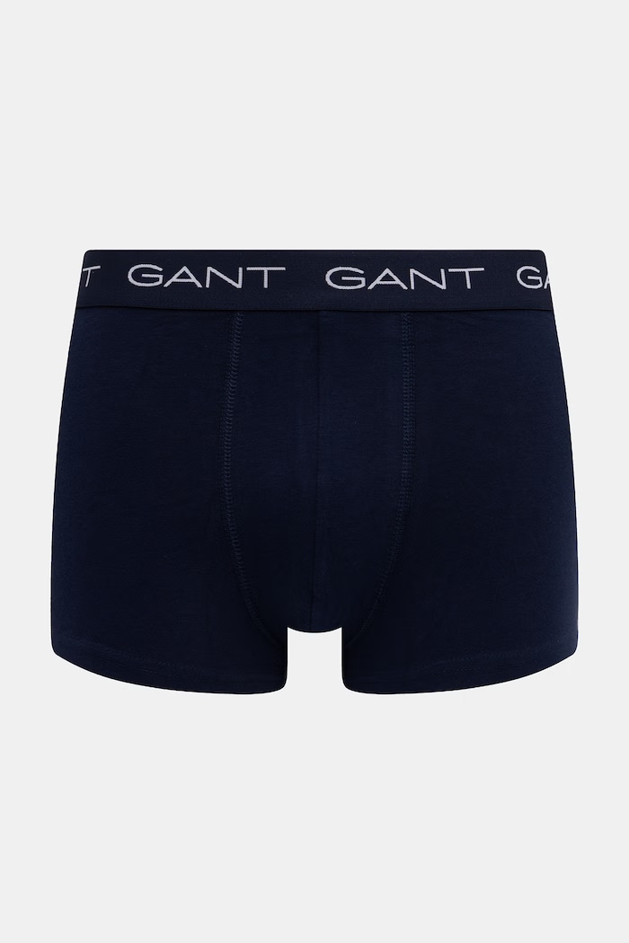 Gant bokserki męskie z bawełną 3-pack biały 902613013