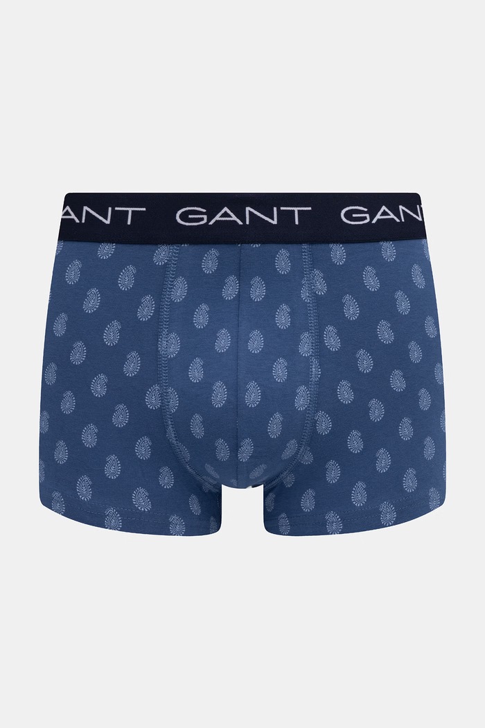 Odzież Gant bokserki męskie z bawełną 3-pack 902613013 niebieski
