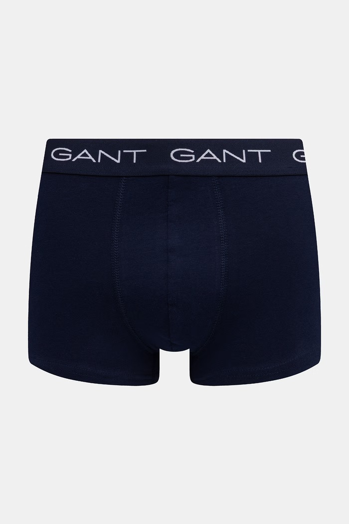 Gant bokserki męskie z bawełną 3-pack niebieski 902613013