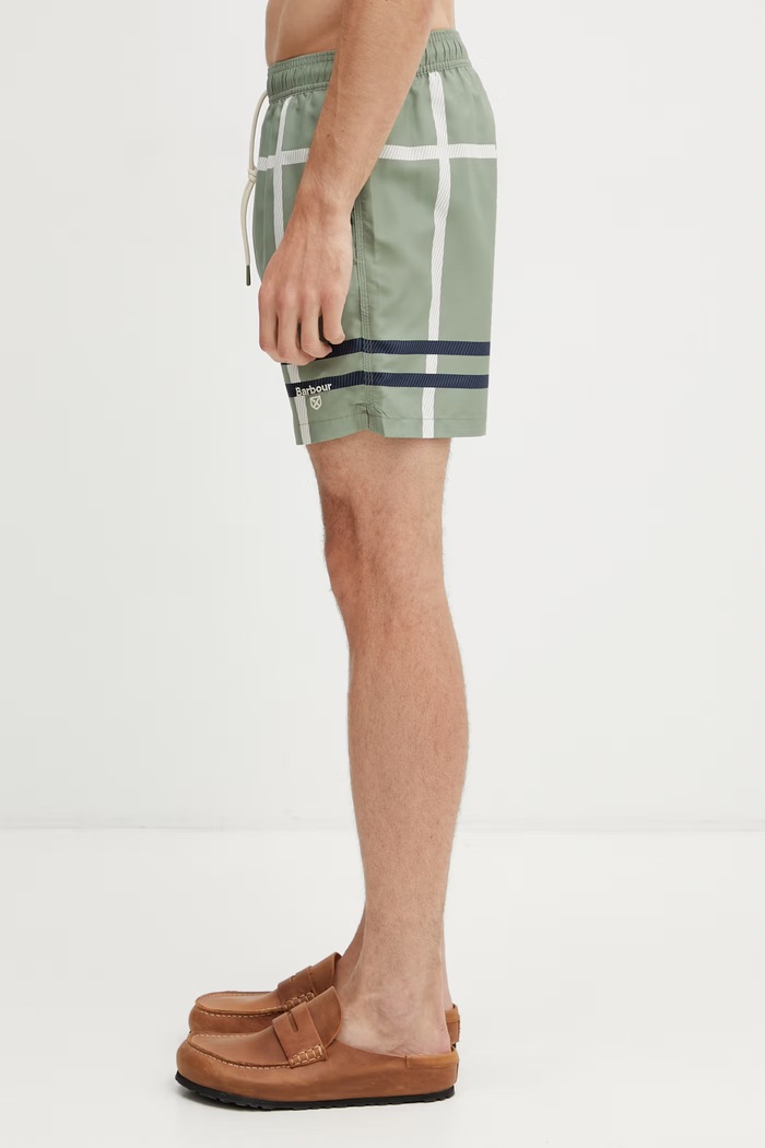 Barbour MSW0067GN34 pantaloncini da bagno da uomo MSW0067GN34 verde SS26