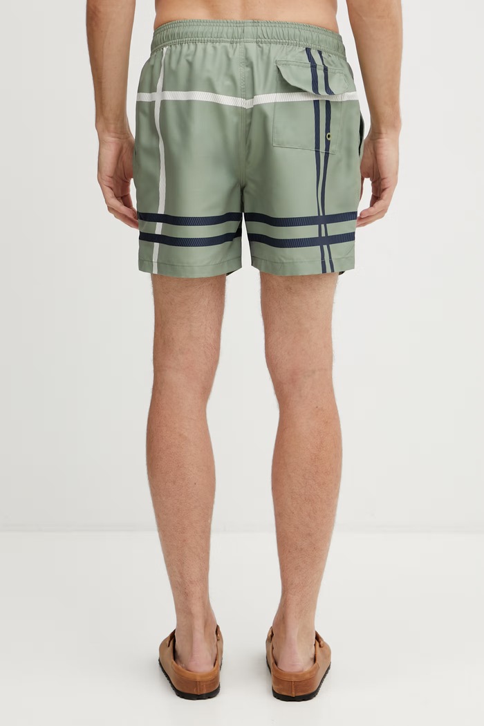 Abbigliamento Barbour MSW0067GN34 pantaloncini da bagno da uomo MSW0067GN34 verde