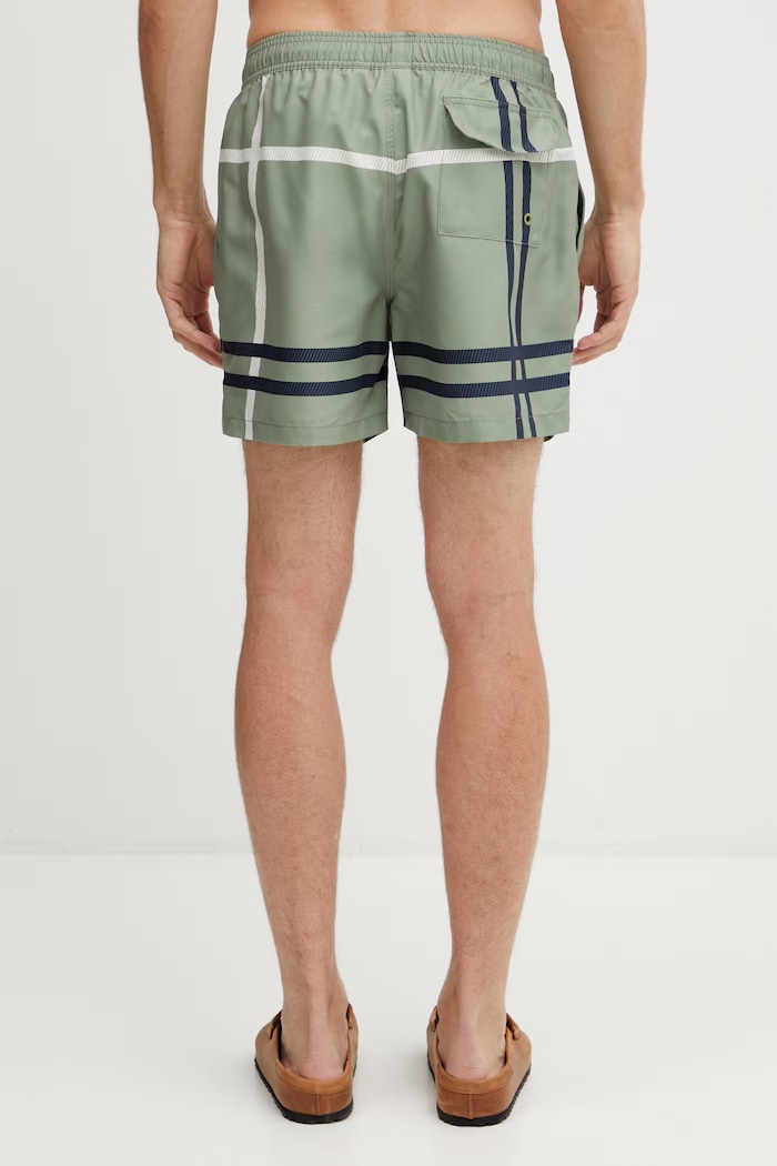 Abbigliamento Barbour MSW0067GN34 pantaloncini da bagno da uomo MSW0067GN34 verde
