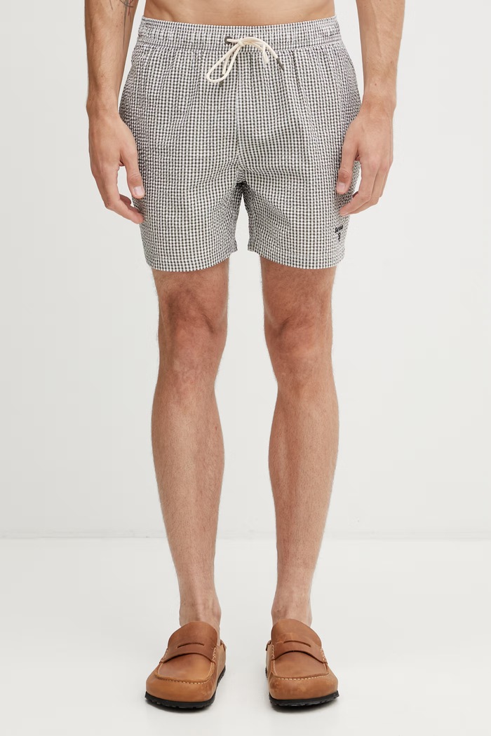 Barbour MSW0101OL51 pantaloncini da bagno da uomo verde MSW0101OL51