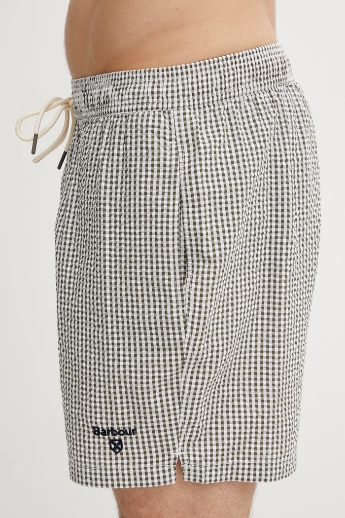 Barbour MSW0101OL51 pantaloncini da bagno da uomo verde MSW0101OL51