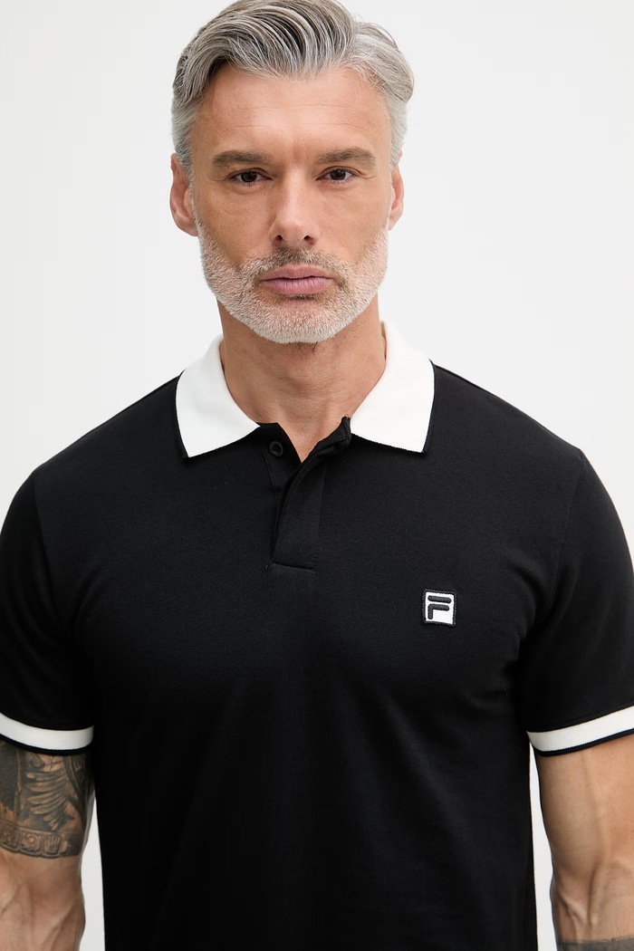 Fila komplet męski bawełniany FPS1239 czarny