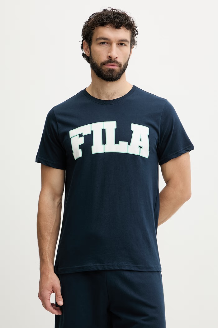 Fila dvojdielne pyžamo pánske bavlnené FPS1242 tmavomodrá SS26