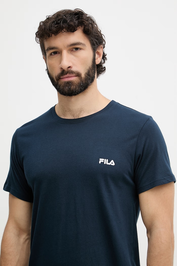 Fila dvojdielne pyžamo pánske bavlnené tmavomodrá FPS1247