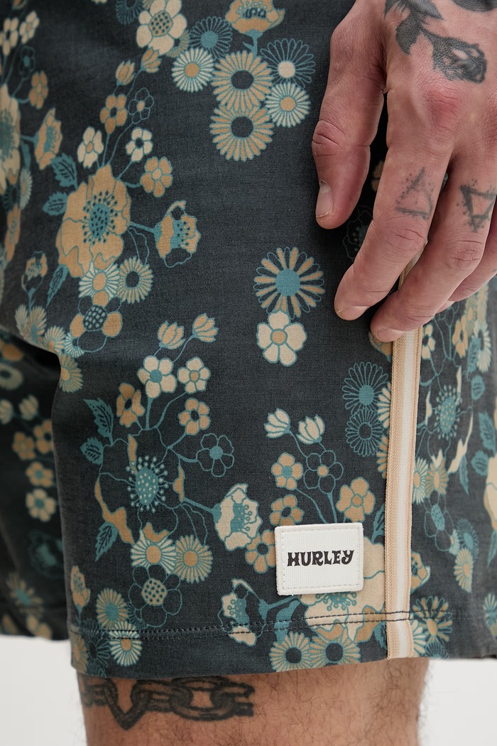 Hurley Kratke kupaće hlače za muškarce siva HSP26MMBS09031