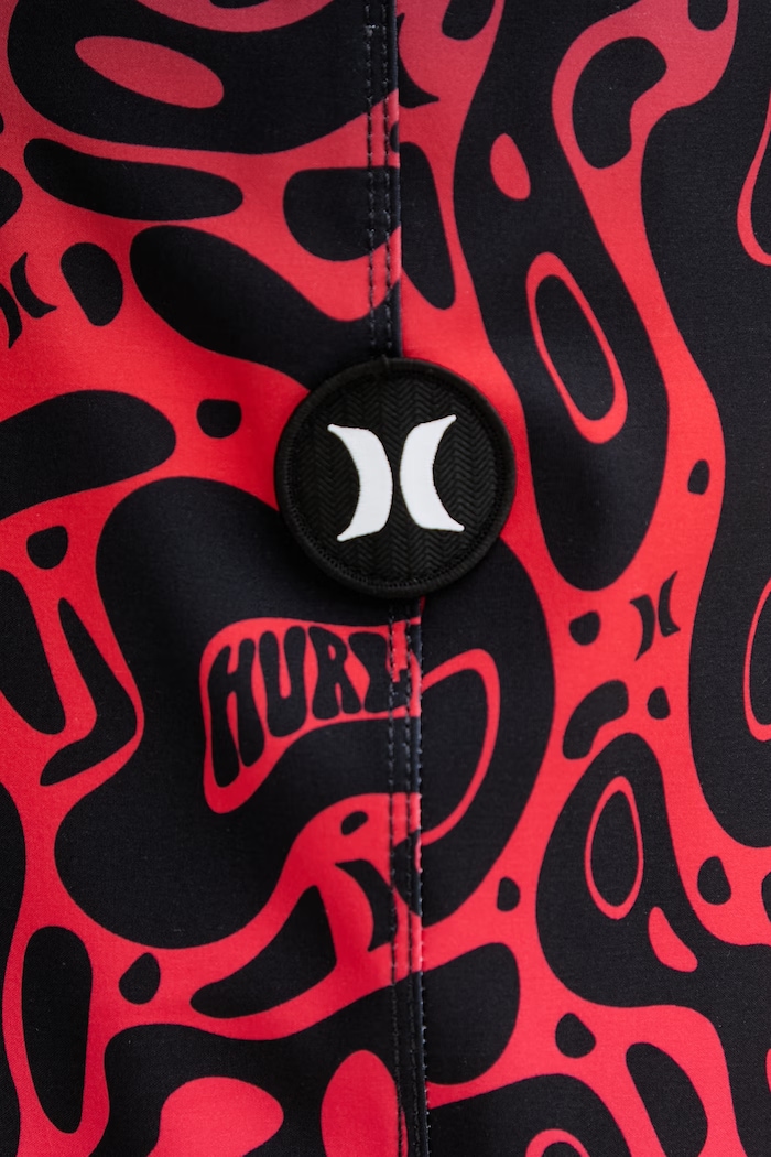 Hurley plavecké šortky pánske PHANTOM červená MBEU00004