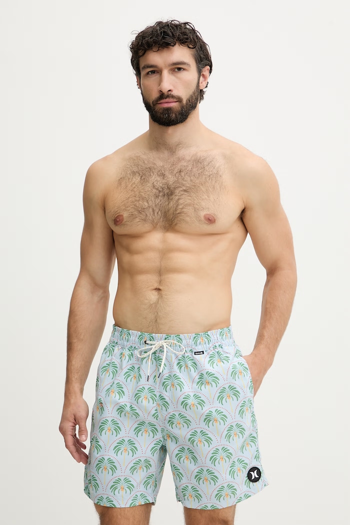 Hurley plavecké šortky pánske VOLLEY ICON zelená MBEU00015