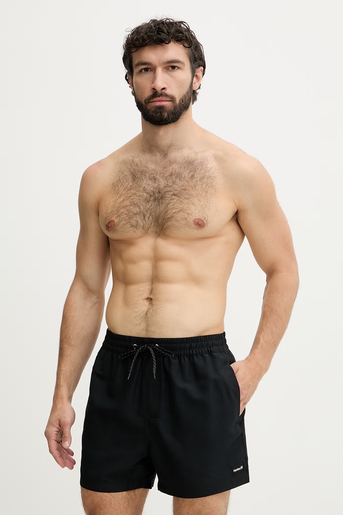 Hurley plavecké šortky pánske VOLLEY ICON čierna MBEU00022