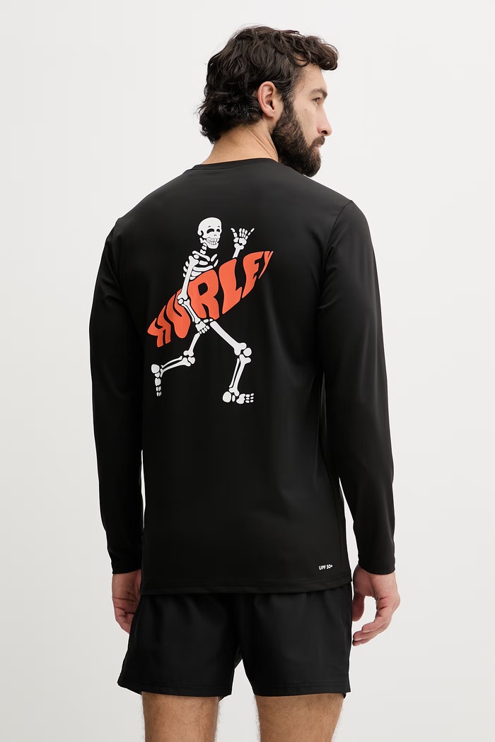 Odzież Hurley longsleeve kąpielowy męski MLEU00006 czarny