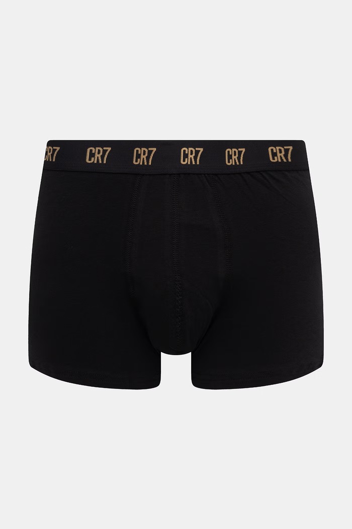 CR7 Cristiano Ronaldo boxerky pánske bavlnené s elastanom 5-pak 8123.49.2352 čierna SS26