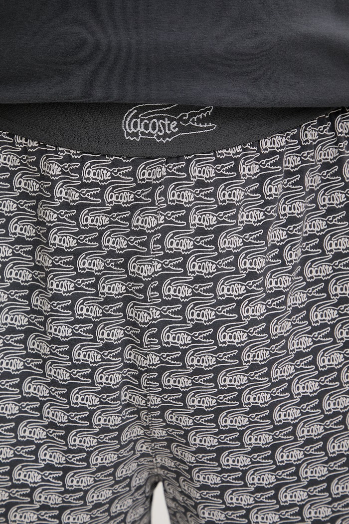 Lacoste pižama moška bombažna z elastanom 4H2753